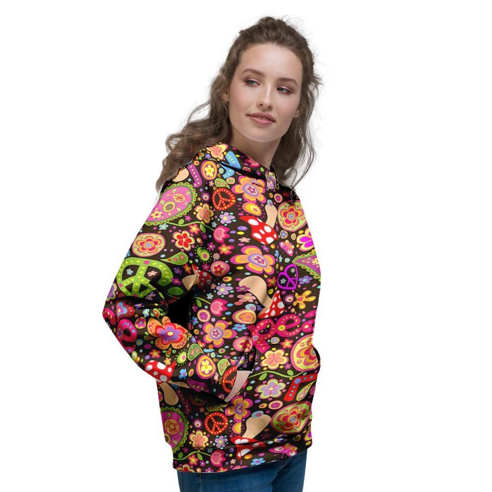 Trippy Hippie Women's Hoodie-grizzshop