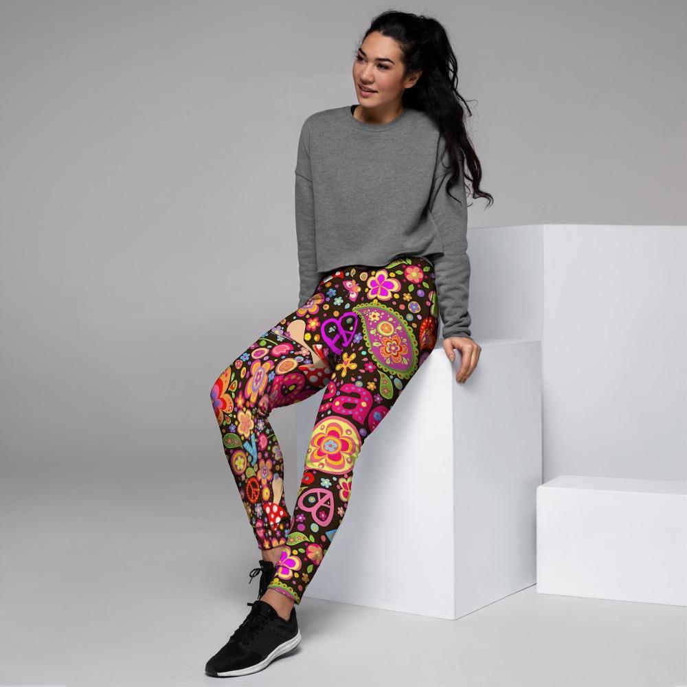 Trippy Hippie Women's Joggers-grizzshop