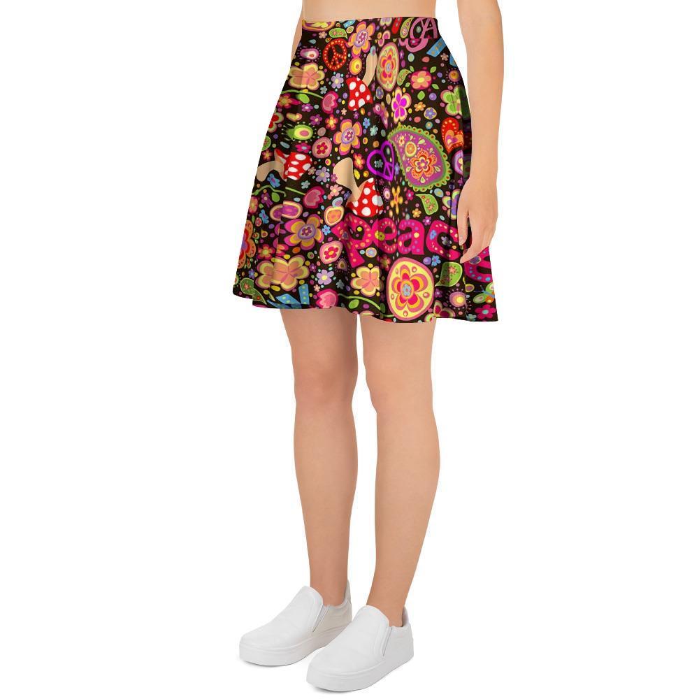 Trippy Hippie Women's Skirt-grizzshop