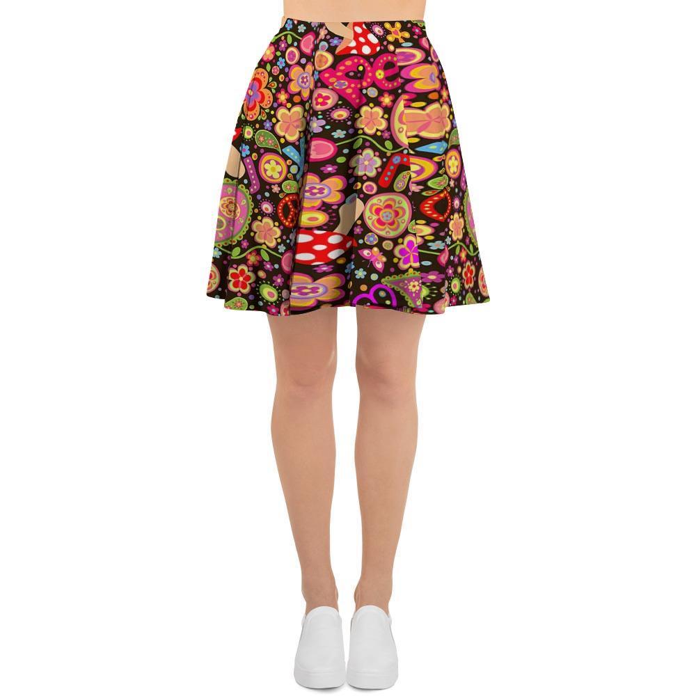 Trippy Hippie Women's Skirt-grizzshop