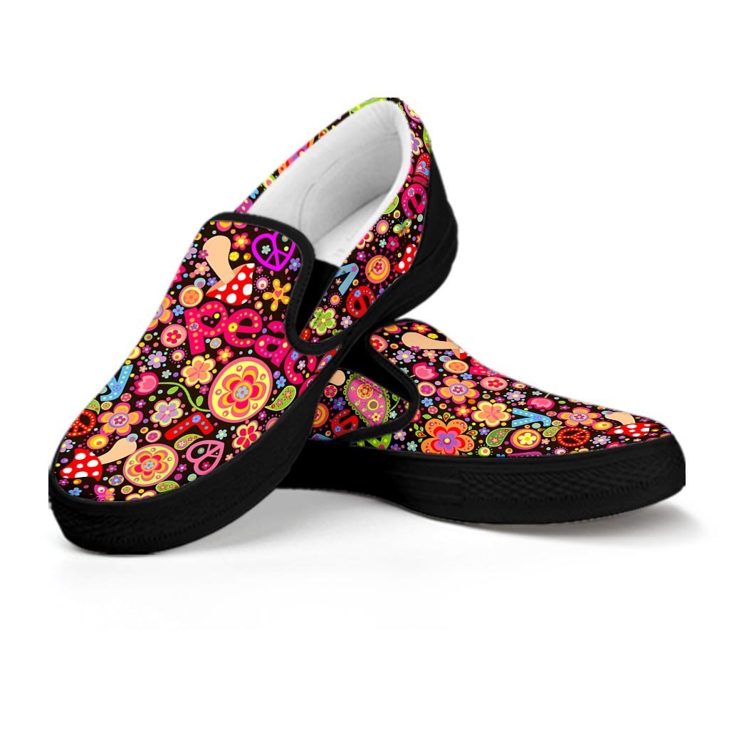 Trippy Hippie Women's Slip On Sneakers-grizzshop