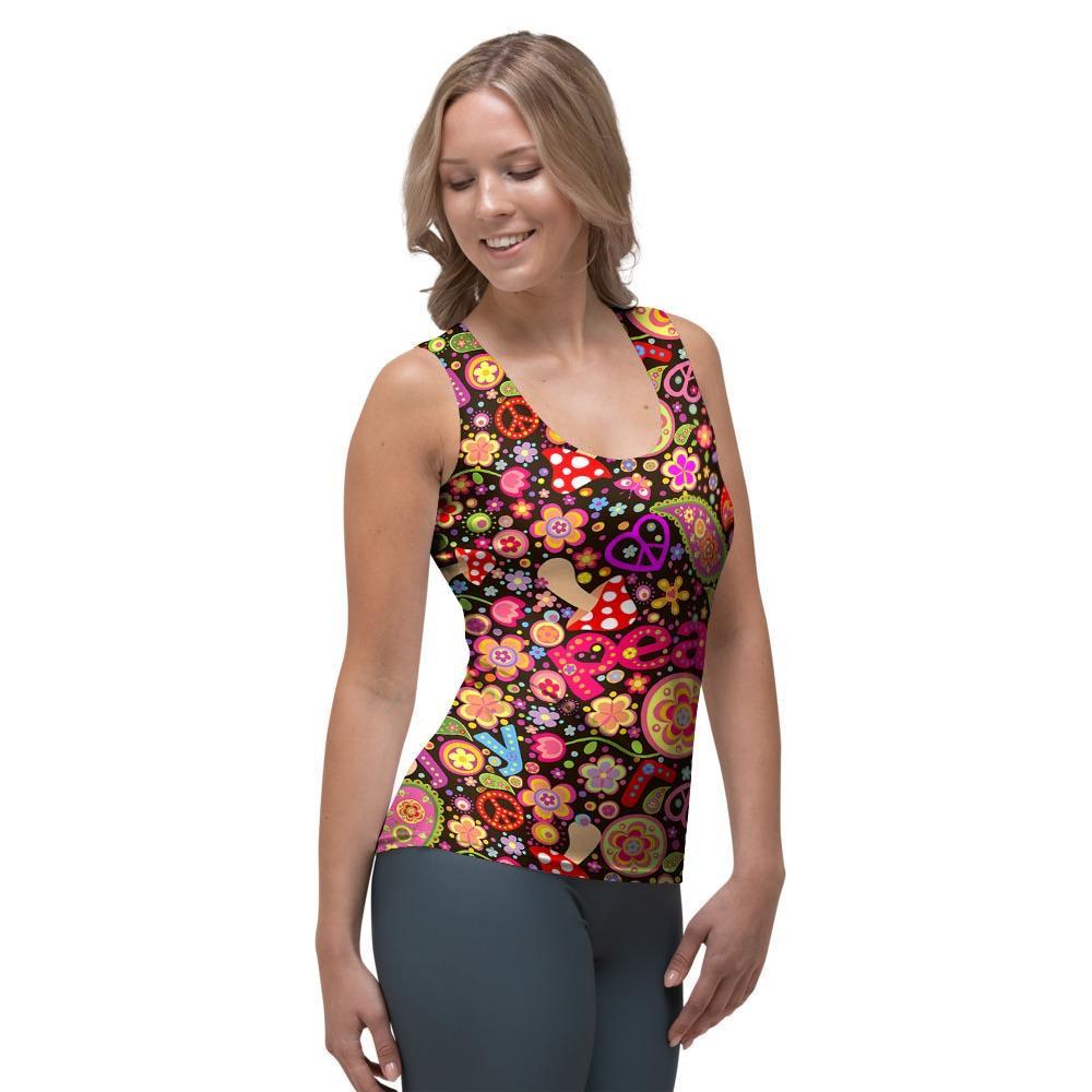 Trippy Hippie Women's Tank Top-grizzshop