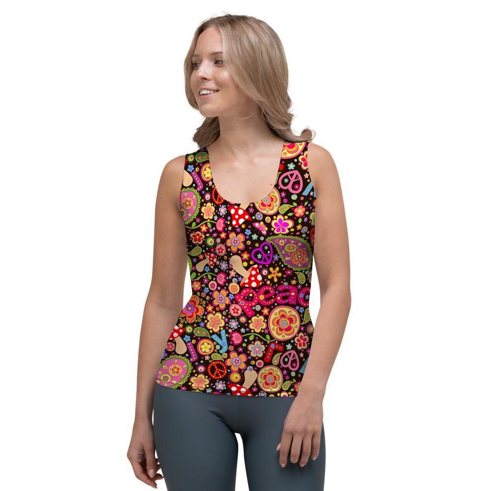 Trippy Hippie Women's Tank Top-grizzshop