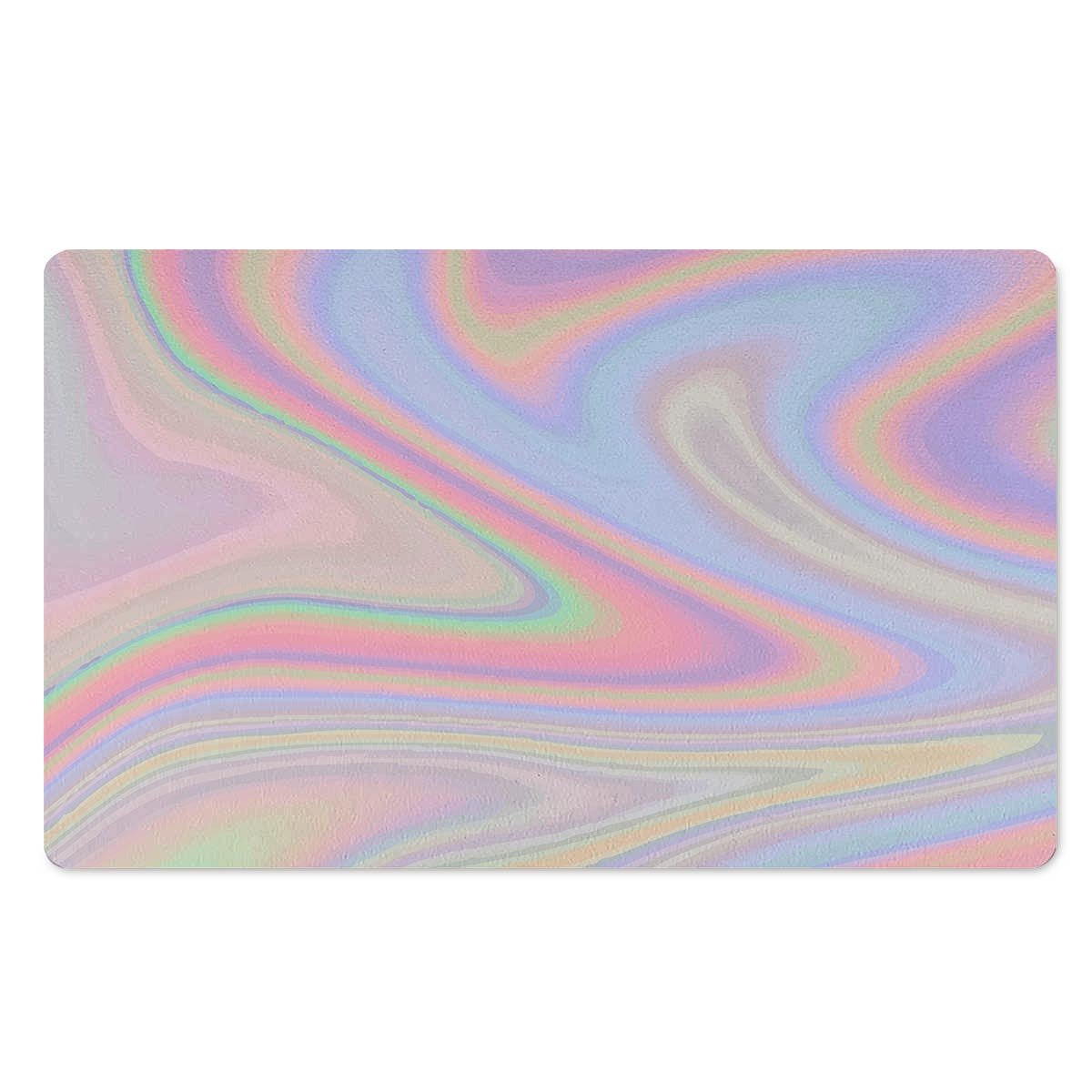 Trippy Holographic Door Mat-grizzshop