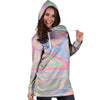 Trippy Holographic Hoodie Dress-grizzshop