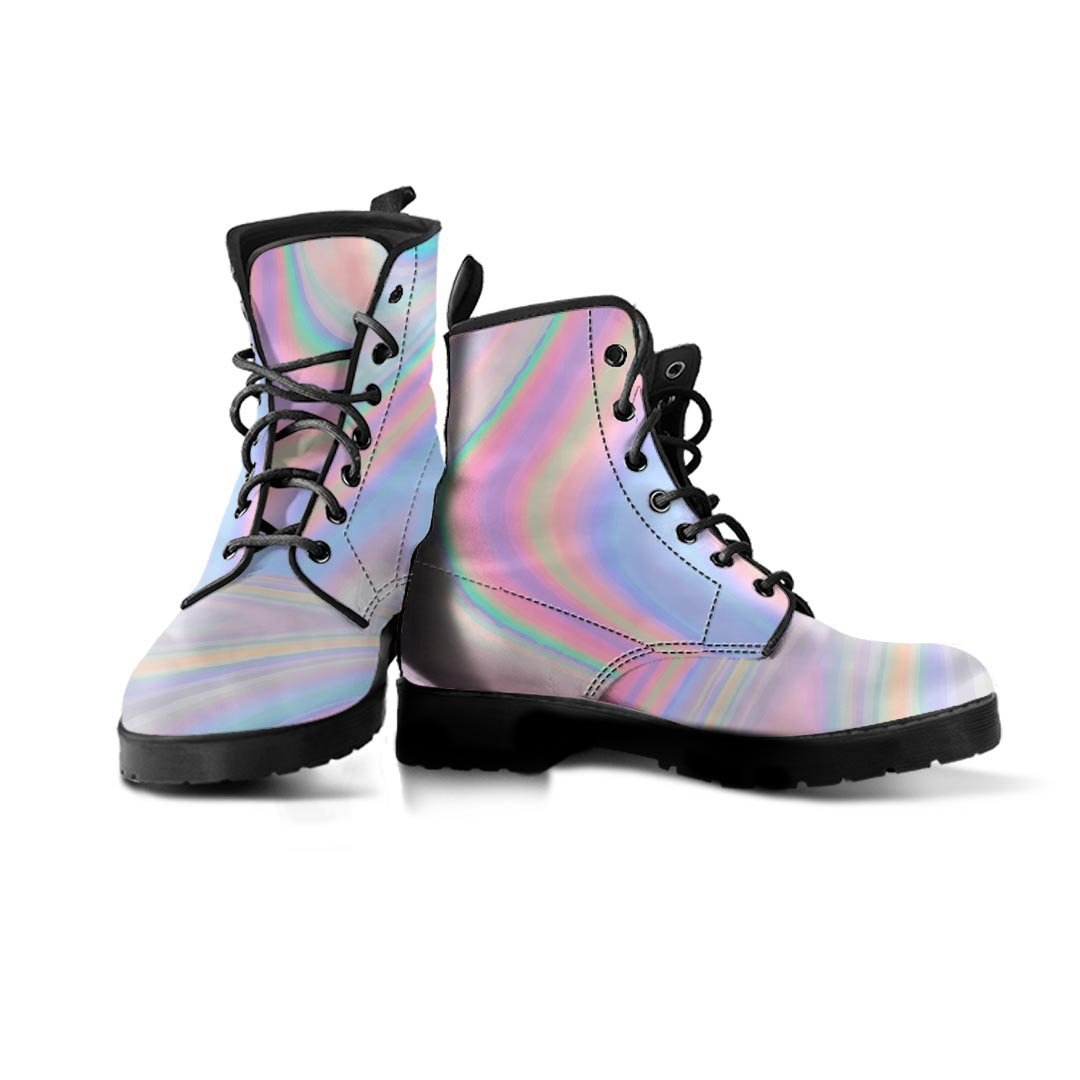 Trippy Holographic Men's Boots-grizzshop