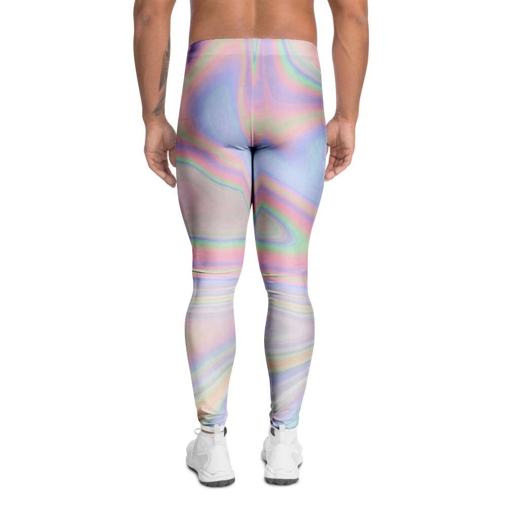 Trippy Holographic Men's Leggings-grizzshop