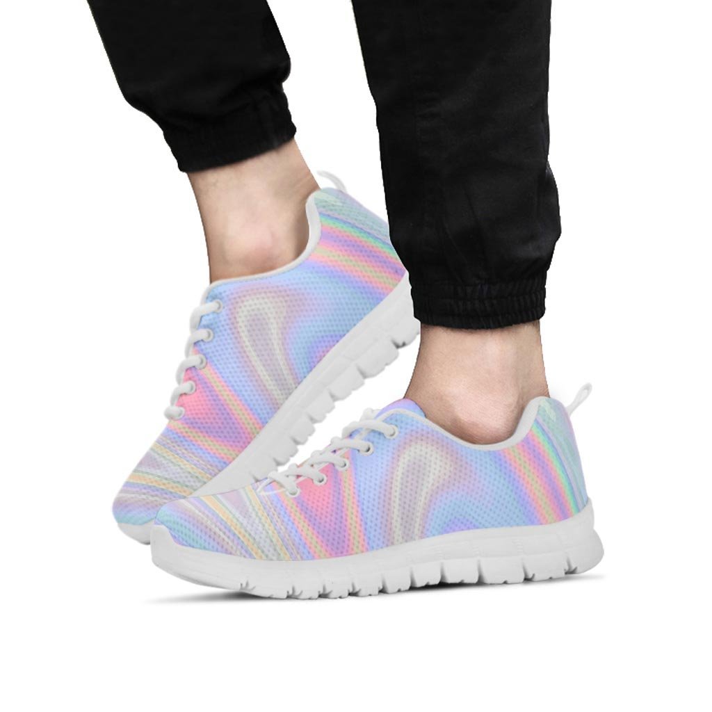 Trippy Holographic Men's Sneakers-grizzshop