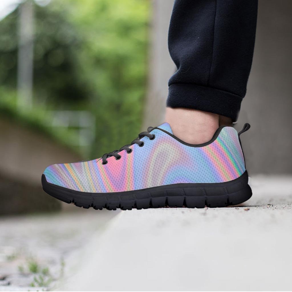 Trippy Holographic Men's Sneakers-grizzshop