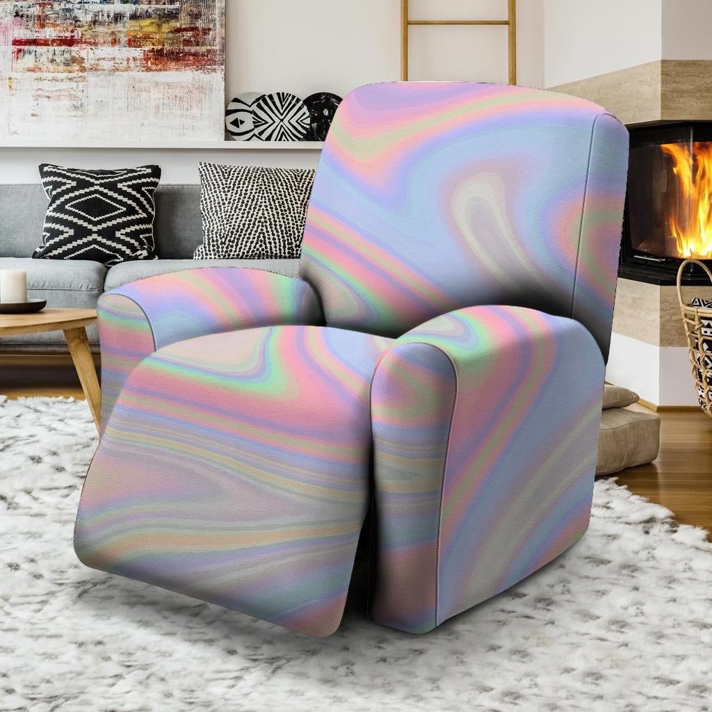 Trippy Holographic Recliner Cover-grizzshop