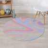 Trippy Holographic Round Rug-grizzshop