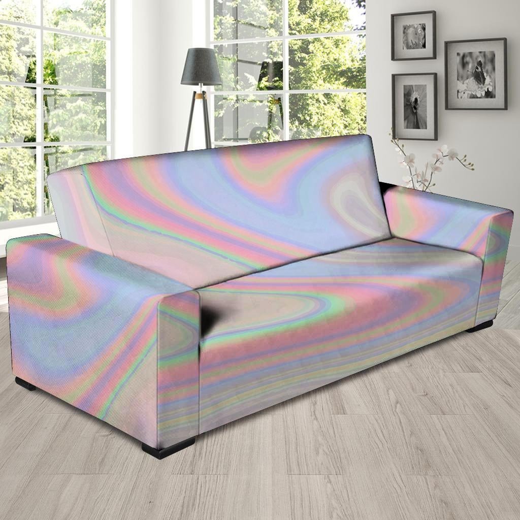 Trippy Holographic Sofa Cover-grizzshop