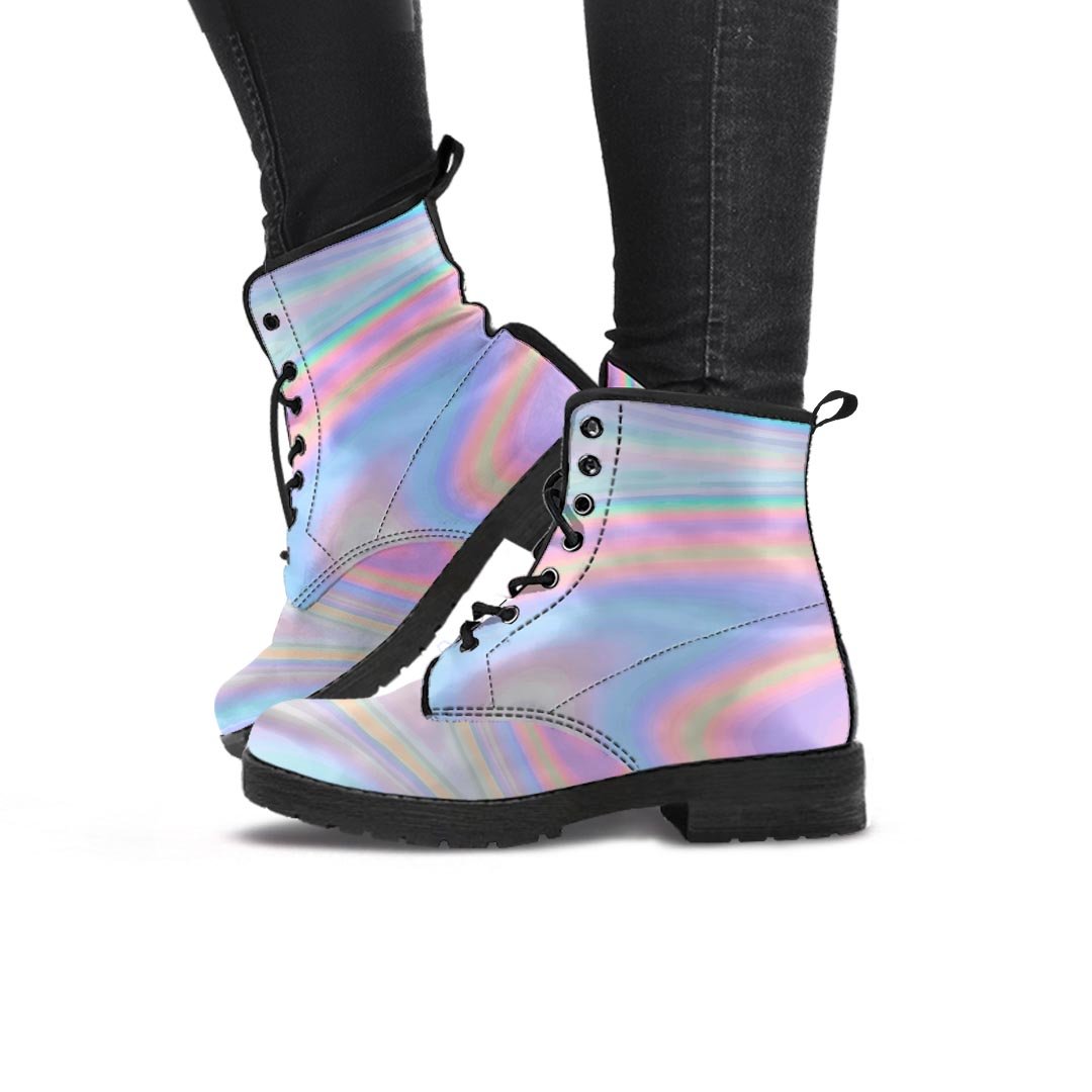 Trippy Holographic Women's Boots-grizzshop