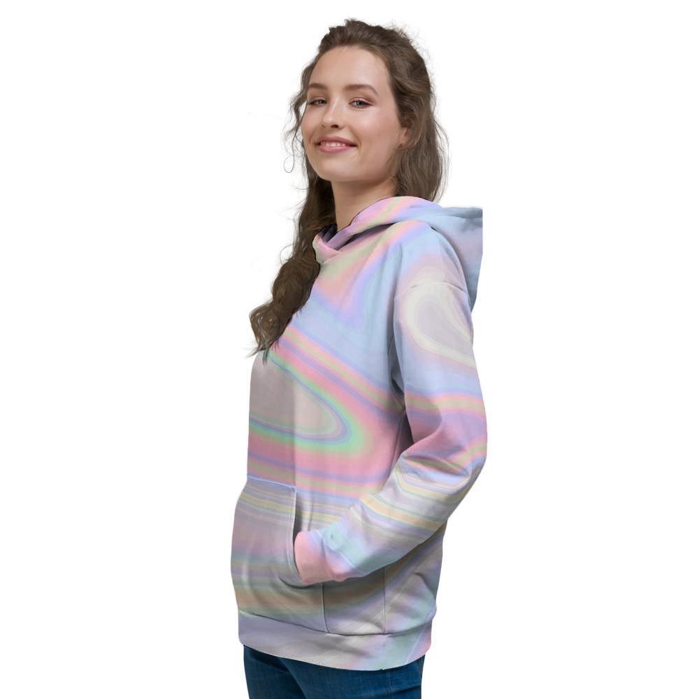 Trippy Holographic Women's Hoodie-grizzshop