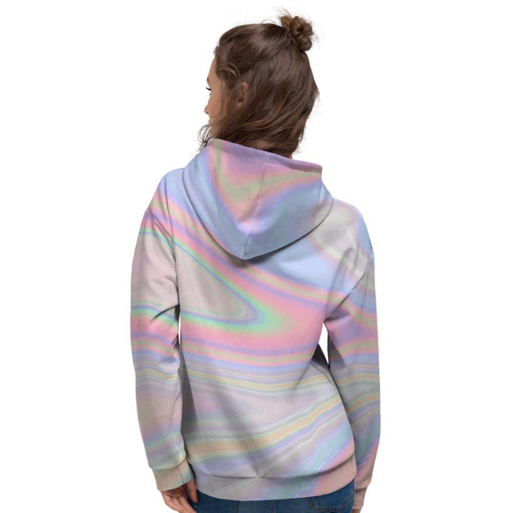 Trippy Holographic Women's Hoodie-grizzshop