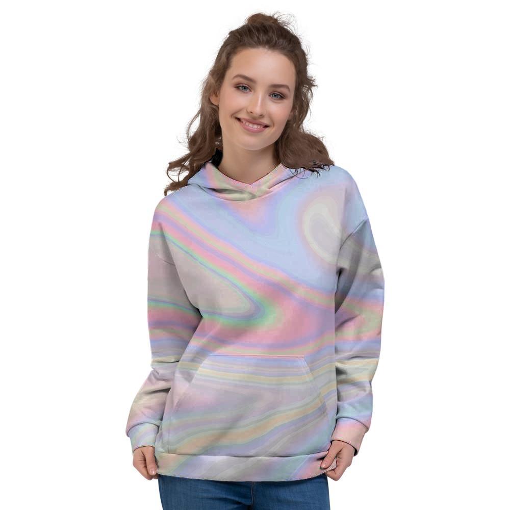 Trippy Holographic Women's Hoodie-grizzshop