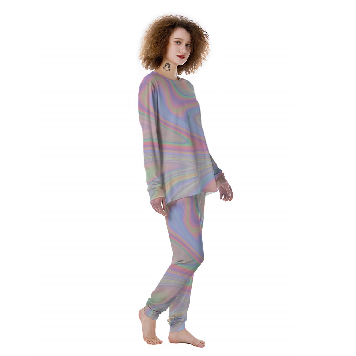 Trippy Holographic Women's Pajamas-grizzshop