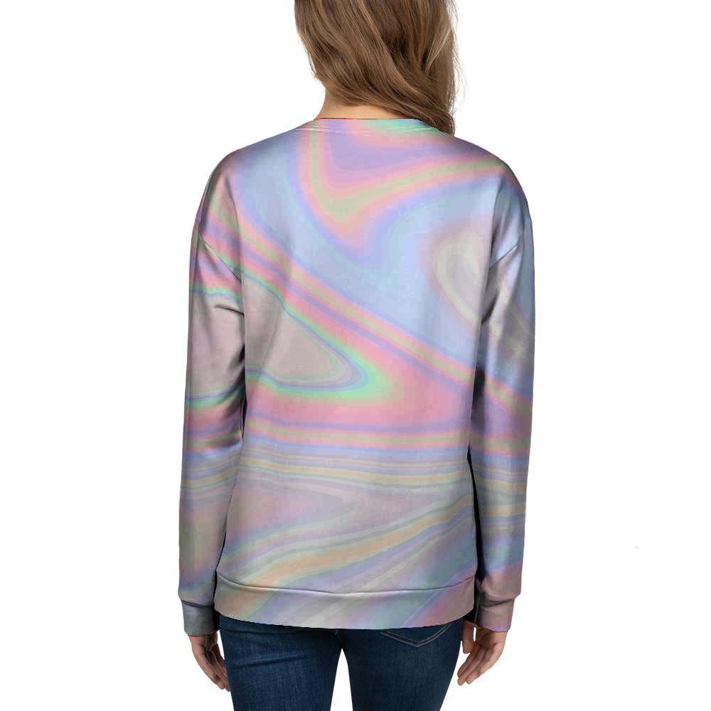 Trippy Holographic Women's Sweatshirt-grizzshop