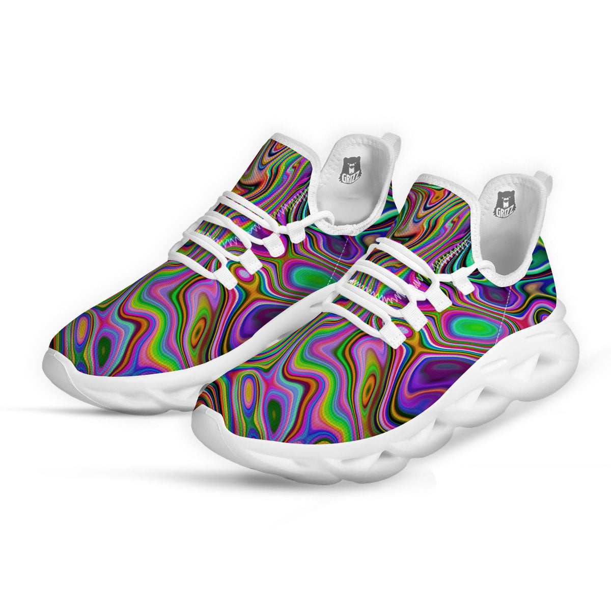 Holographic clearance running shoes