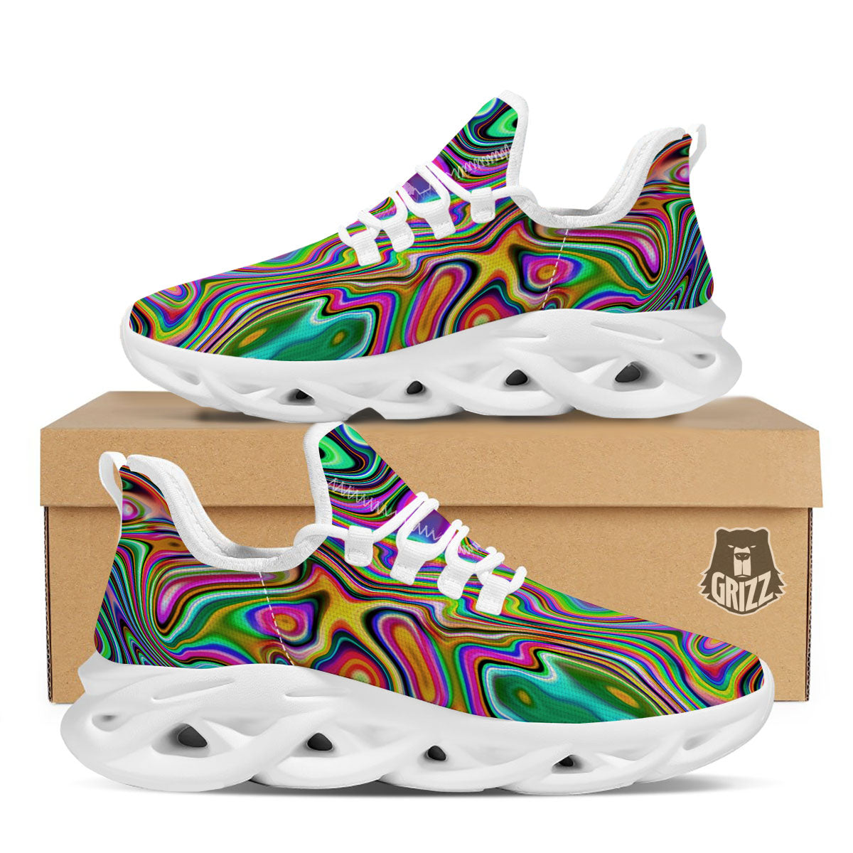 Holographic best sale running shoes