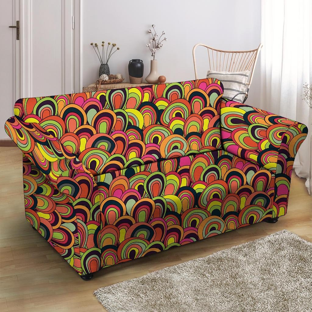 Trippy Loveseat Cover-grizzshop