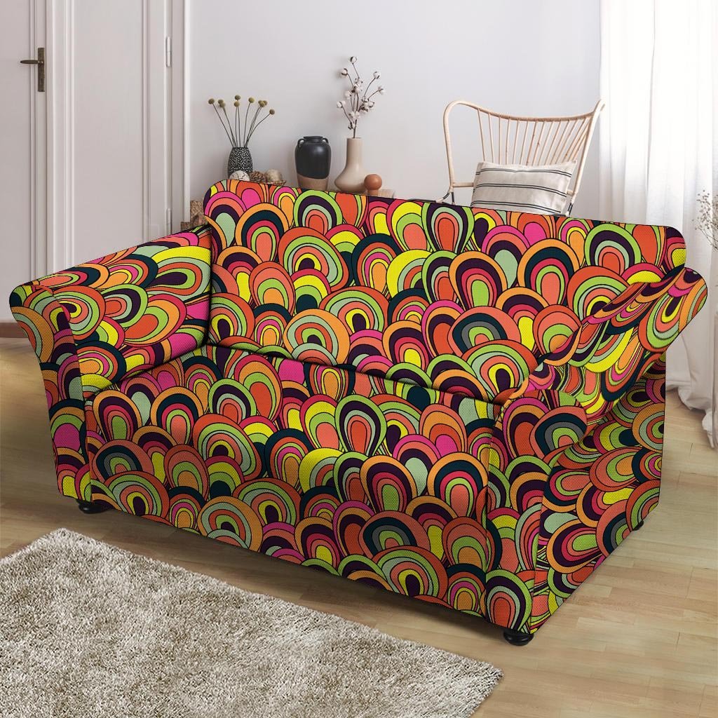 Trippy Loveseat Cover-grizzshop