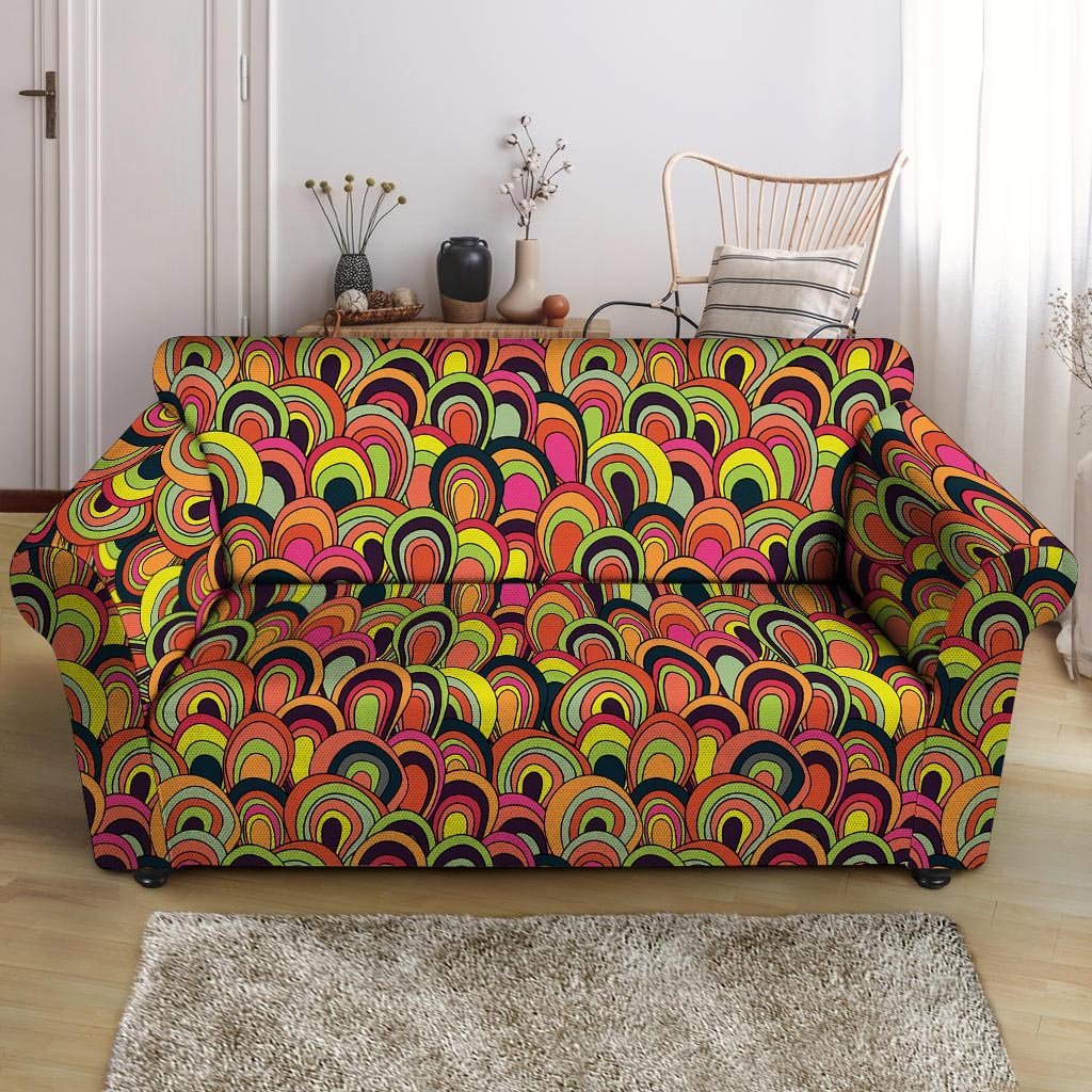 Trippy Loveseat Cover-grizzshop