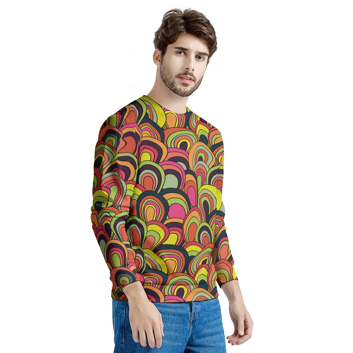 Trippy Men's Sweatshirt-grizzshop