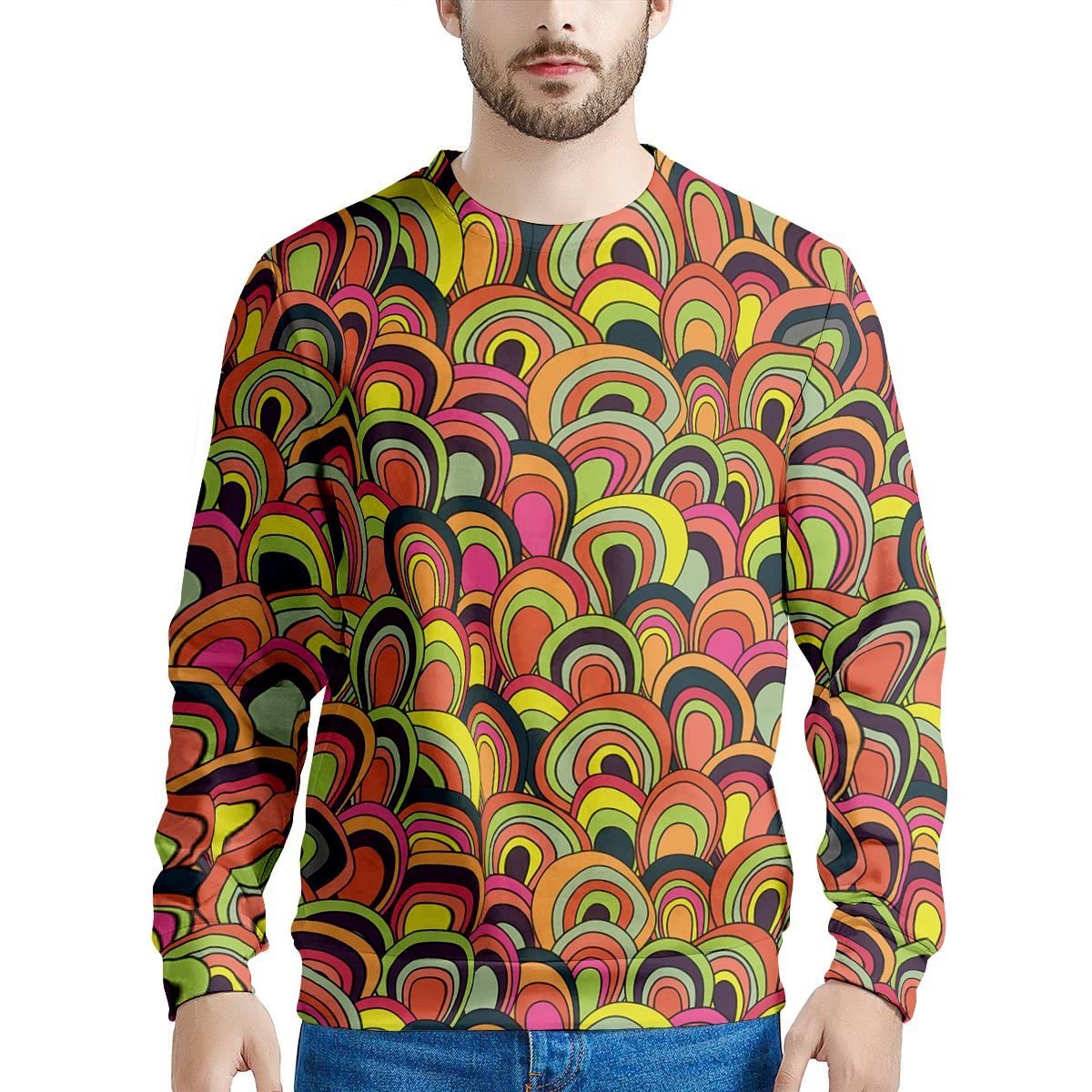 Trippy Men's Sweatshirt-grizzshop