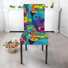 Trippy Pattern Print Chair Cover-grizzshop