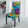 Trippy Pattern Print Chair Cover-grizzshop