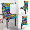 Trippy Pattern Print Chair Cover-grizzshop