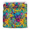 Trippy Pattern Print Duvet Cover Bedding Set-grizzshop