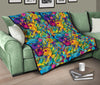 Trippy Pattern Print Quilt-grizzshop