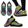 Trippy Pattern Print Sneaker Shoes For Men Women-grizzshop