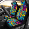 Trippy Pattern Print Universal Fit Car Seat Covers-grizzshop