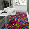 Trippy Print Pattern Floor Mat-grizzshop