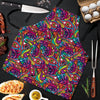 Trippy Print Pattern Men's Apron-grizzshop