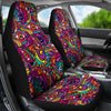 Trippy Print Pattern Universal Fit Car Seat Covers-grizzshop