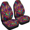 Trippy Print Pattern Universal Fit Car Seat Covers-grizzshop