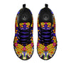 Trippy Psychedelic Ethnic Print Black Sneaker-grizzshop