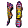 Trippy Psychedelic Eyes Print Muay Thai Shin Guards-grizzshop