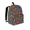 Trippy Psychedelic Floral Backpack-grizzshop