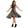 Trippy Psychedelic Floral Dress-grizzshop