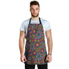 Trippy Psychedelic Floral Men's Apron-grizzshop