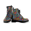 Trippy Psychedelic Floral Men's Boots-grizzshop