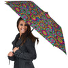 Trippy Psychedelic Floral Umbrella-grizzshop