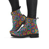 Trippy Psychedelic Floral Women's Boots-grizzshop