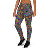 Trippy Psychedelic Floral Women's Joggers-grizzshop