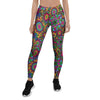 Trippy Psychedelic Floral Women's Leggings-grizzshop